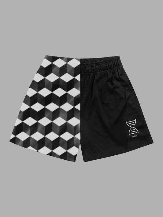 Helix Checkered Mesh Shorts