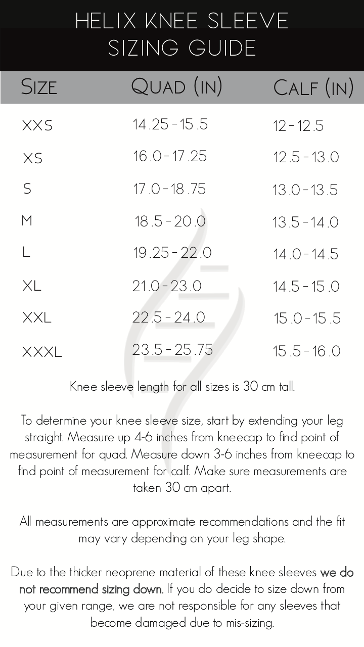 Helix Knee Sleeves V1