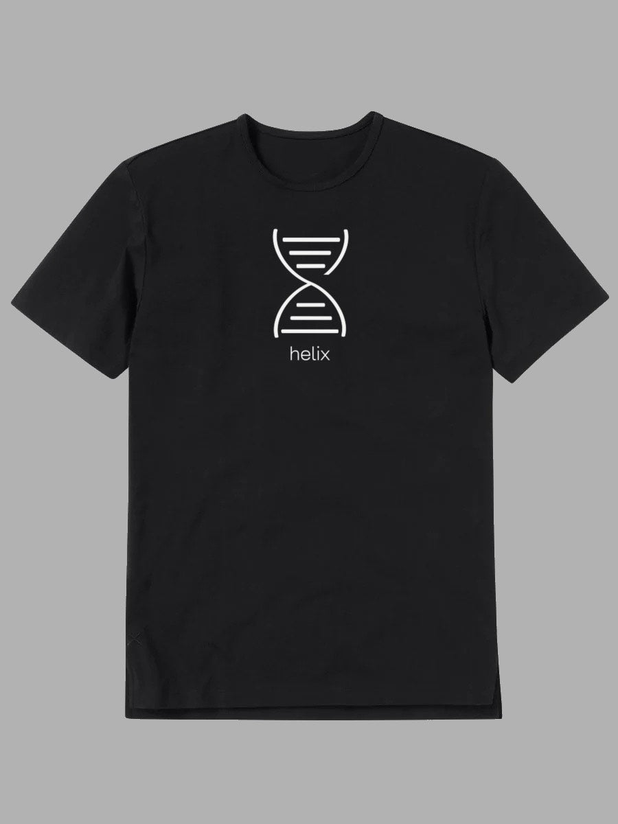 Oversized Helix Tee - Black